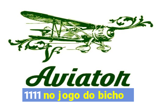 1111 no jogo do bicho